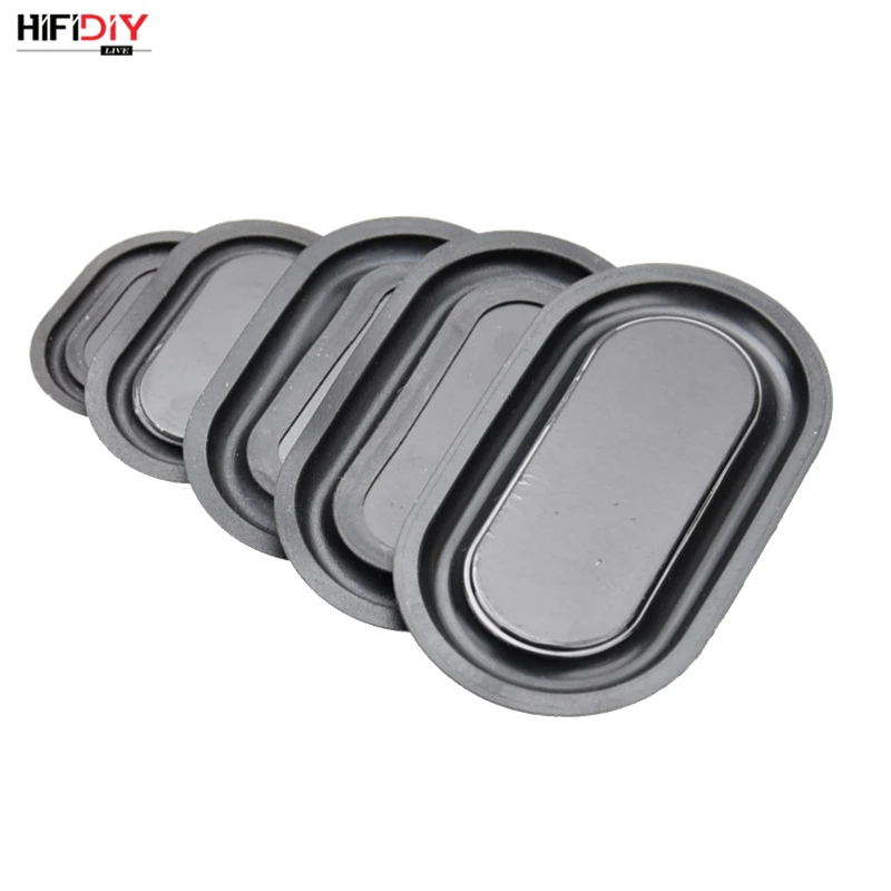 HIFIDIY LIVE  Bass Speaker Plate Passive Radiator Auxiliary Bass Rubber Vibration Plate Oval  2040~5090 (20~47)mm x (40~88)mm