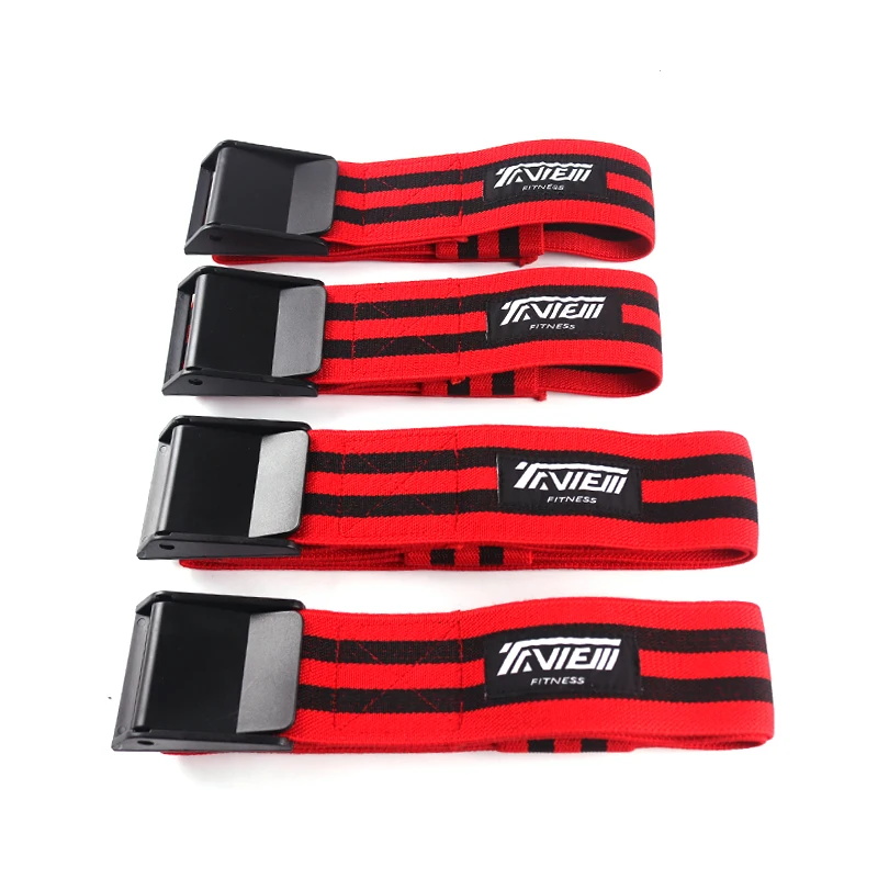 Red Occlusion Bands Fitness Gym BFR Bands Blood Flow Restriction Occlusion BFR Tourniquet Training Biceps Bands