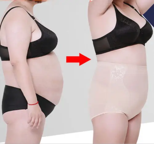 large size Women Body Shaper Control Slim Tummy Corset High Waist Panty Shape Under Wear