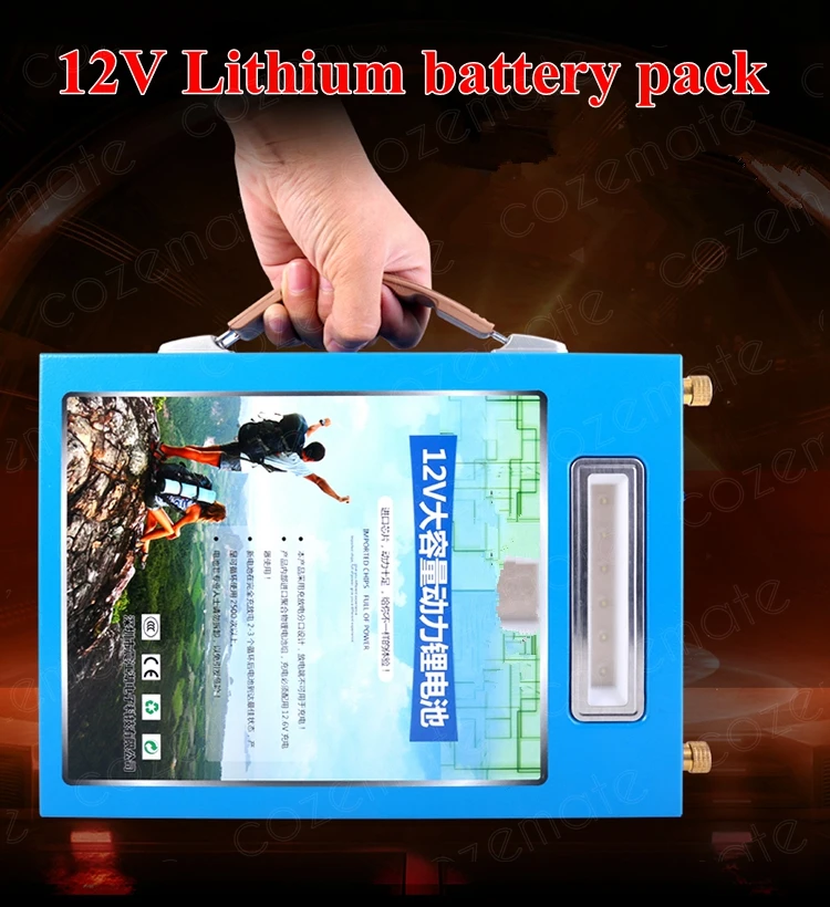 Tinggi Kapasitansi High Power 12 V 5 V USB 100AH 120AH 150AH 180 220AH Li-Polymer untuk Perahu motor Panel Tenaga Surya/Solar Panel Power Bank LED