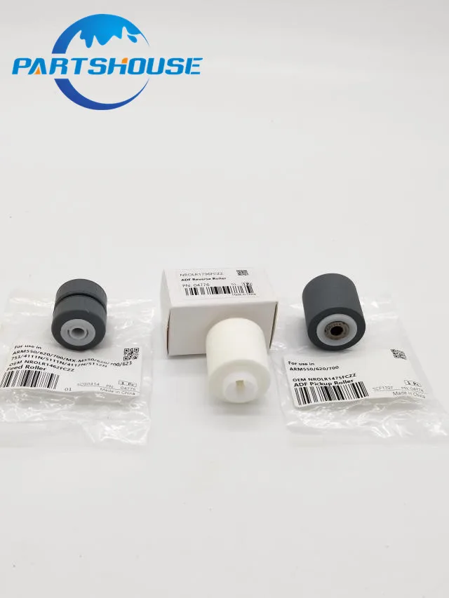 2Sets New ADF Pick up Roller NROLR1475FCZZ NROLR1462FCZZ NROLR1476FCZZ for Sharp AR620 ARM620 ARM550 ARM700 MX5500 MX7000 MX6200