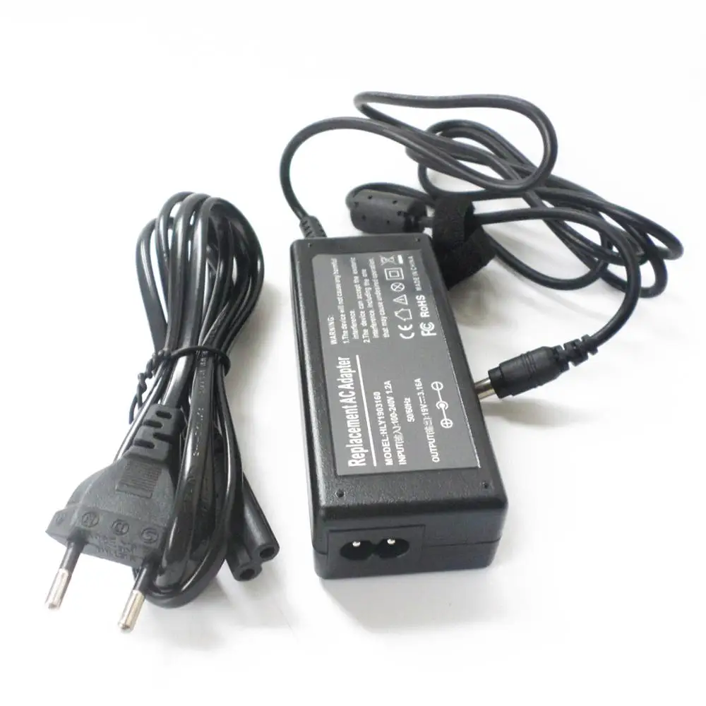 60W AC Adapter do Samsung R428 R439 R462 R468 R478 R510 R522 710 AD-6019A AD-6019R ADP-60ZH W ADP60ZH-D YP980 ładowarka baterii
