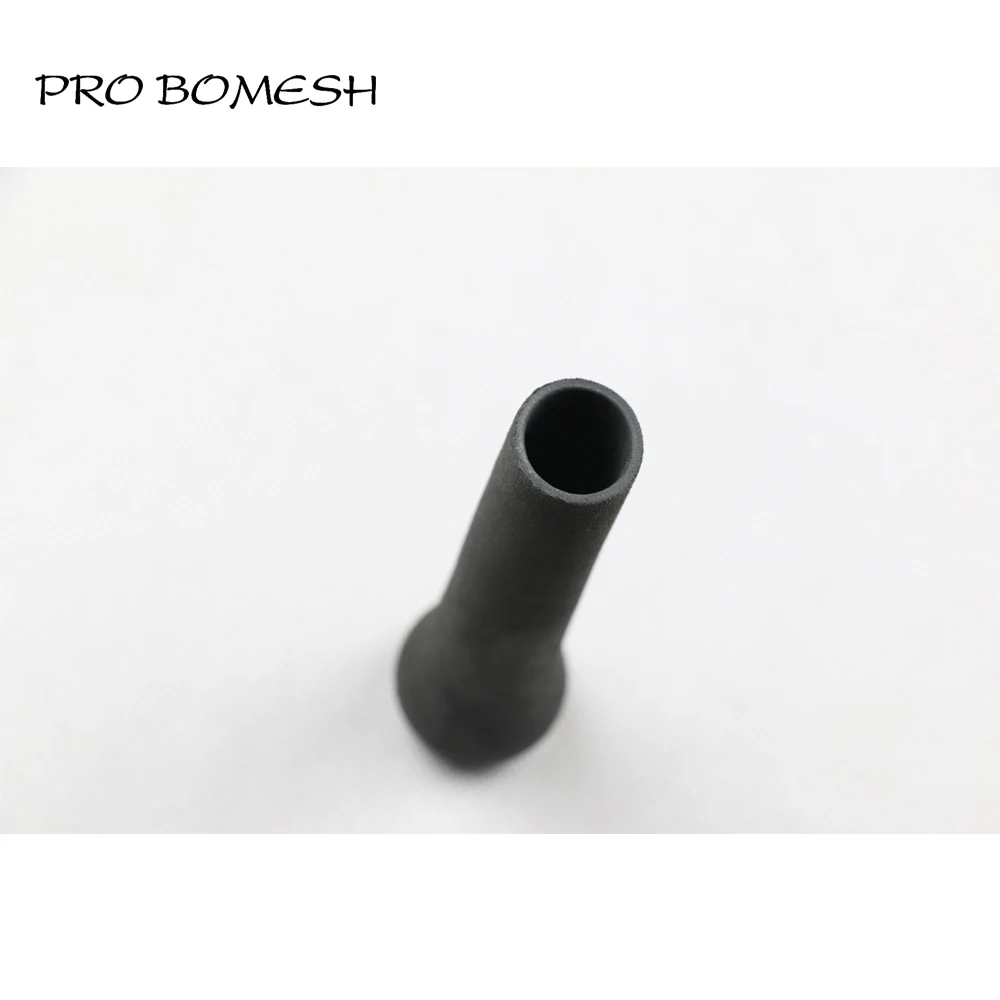 Pro Bomesh 4Pcs/Pack 14cm 6.9g Inner Diam 17mm EVA Rear Grip Split Grip Black DIY Fishing Rod Building Component Repair