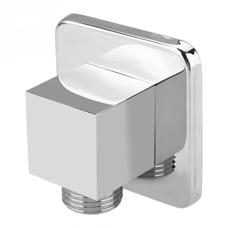 Solide Messing Finish Platz Hand Dusche Outlet Elbow Winkel Ventil G1/2 Wand Montiert Dusche Outlet Elbow