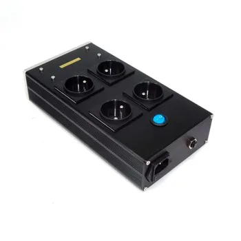 EU-4P AC power EMI filter power conditioner power purifier EU power supply socket extension socket with surge protection