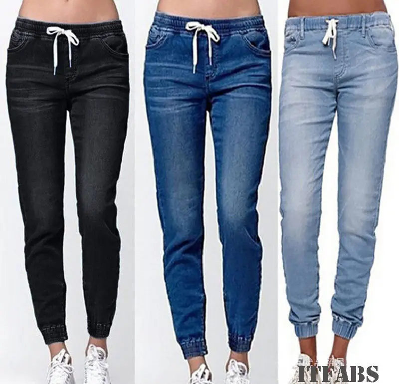 

Hirigin High Waist Skinny Denim Brand Jeans 2018 Hot Pants Womens Ripped Denim Pants Slim Pencil Trousers Fashion Jeans