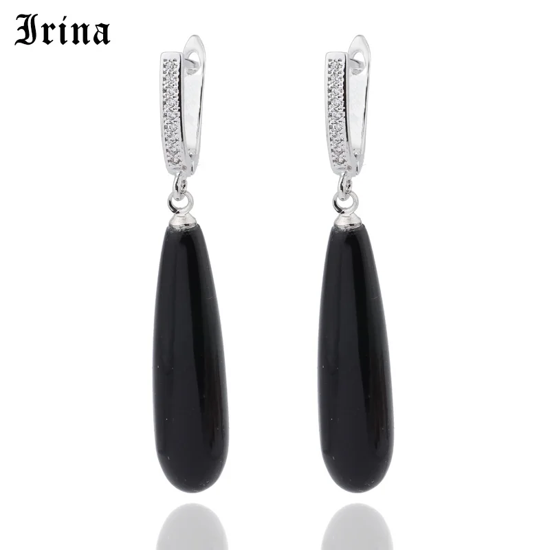 Irina  585 Star The Same Paragraph Fashion Imitation Pearl  Earrings Wholesale Jewelry Earrings Female Long Section Vintage