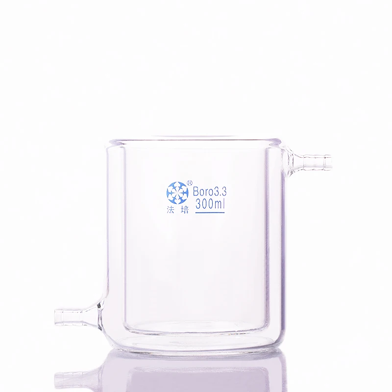 

Double-deck beaker,Capacity 300ml,Double-layer cold trap,Photocatalytic reaction bottle