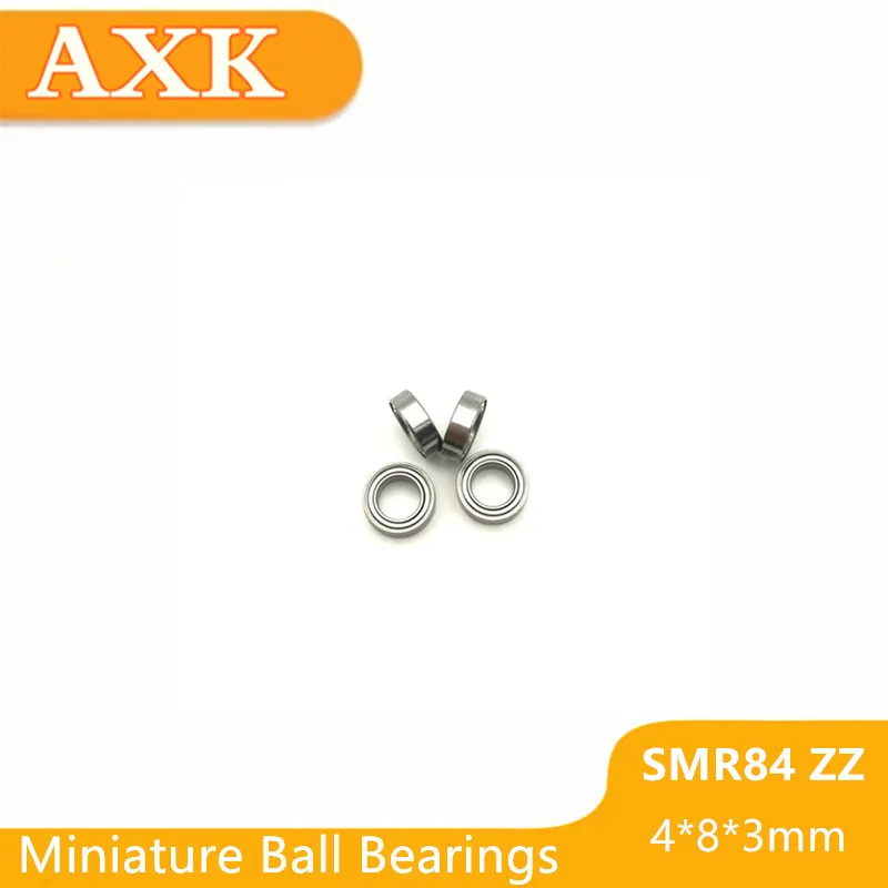 

2023 Hot Sale New Free Shipping Smr84zz Abec-3 (10pcs) 4x8x3 Mm Stainless Steel Miniature Smr84 Zz Ball Bearings Smr84-zz