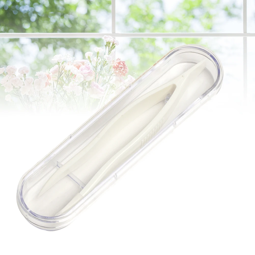 Lenses Tweezers Clean Oversized Portable Safe Forceps Clamp Tweezers for Daily Use Outdoor Travelling Home