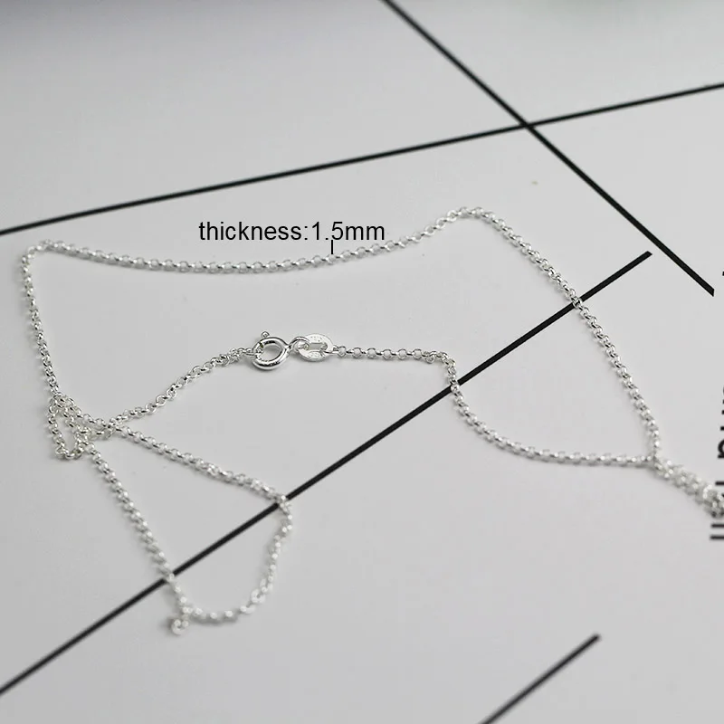 

Beadsnice 925 Sterling Silver Chain Link Silver Necklace Fashion Valentine Gift Wholesale Jewelry 38686