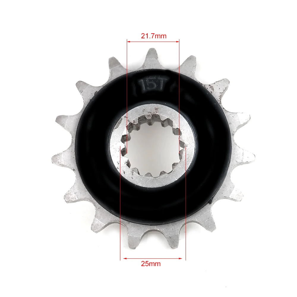 525-15T Motorcycle Spare Parts Front Sprocket for Honda CB400 CB-1 CBR400 VFR400 RVF400 CB500 CBF500 525 45T #d