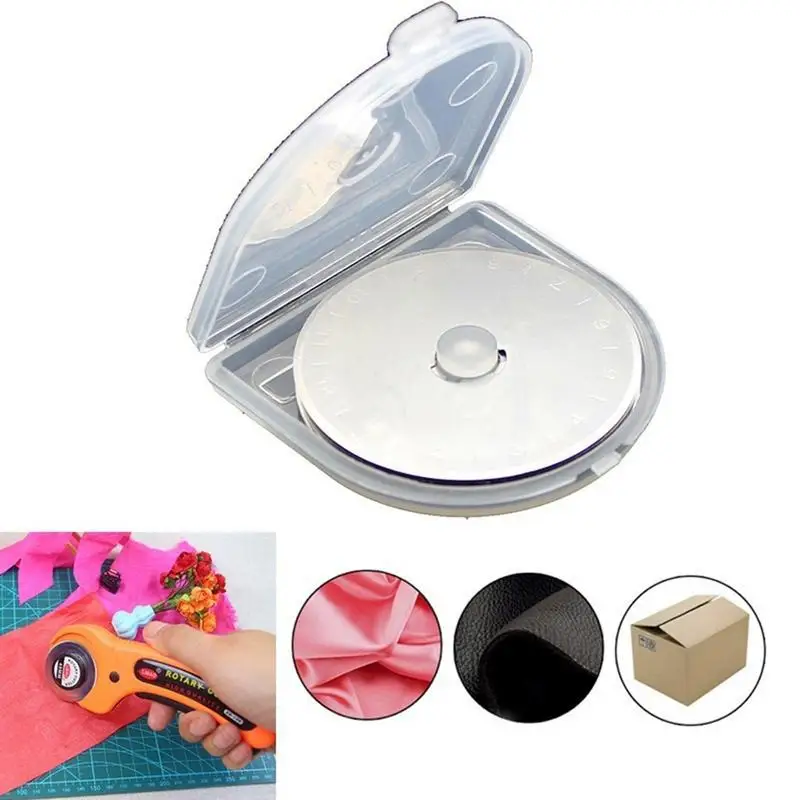 New Quilting Rotary Cutter 45mm Fabric Paper Circular Cut Blade Patchwork Leather Tools Craft Cutter Accessories