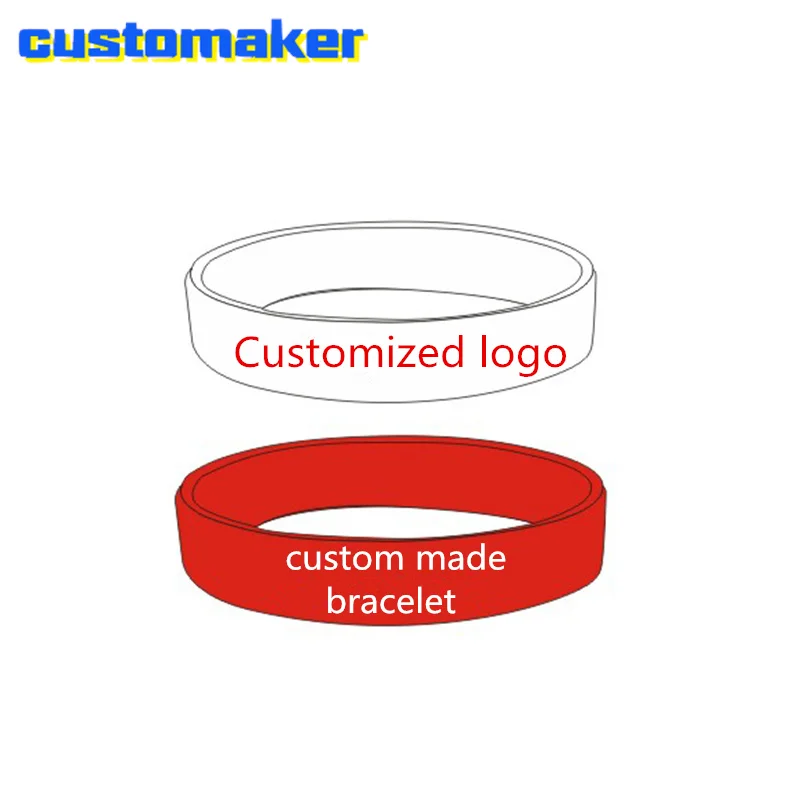 Custom Silicone Concert Wristband for Kids and Adults, Personalized ID Printing, Sports Party Gift, High Quality, 100Pcs