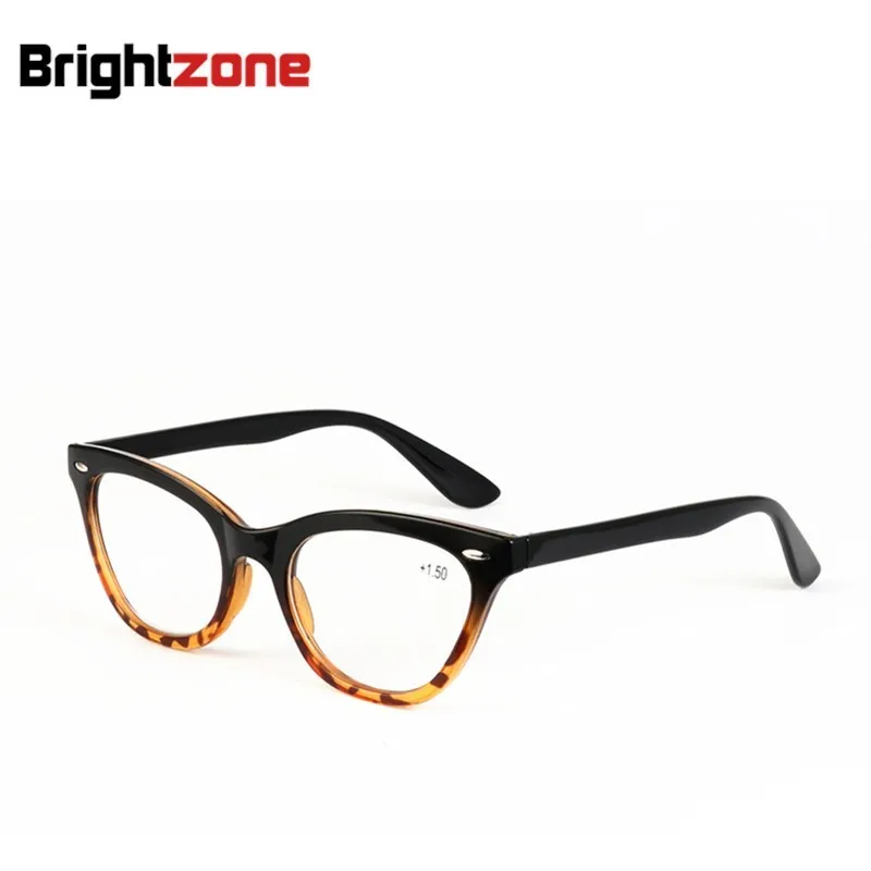 

Brightzone Cat's Eye Reading Glasses With Diopters Women's Spectacles Degree Eyeglasse Frame For Sight +1.0 1.5 2.0 2.5 3.0 3.5