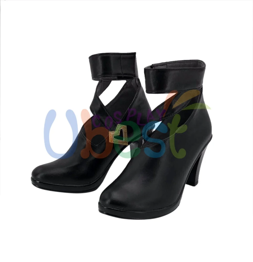 LOL KDA Evelynn Cosplay Schuhe High Heels Frauen Stiefel Schwarz Version
