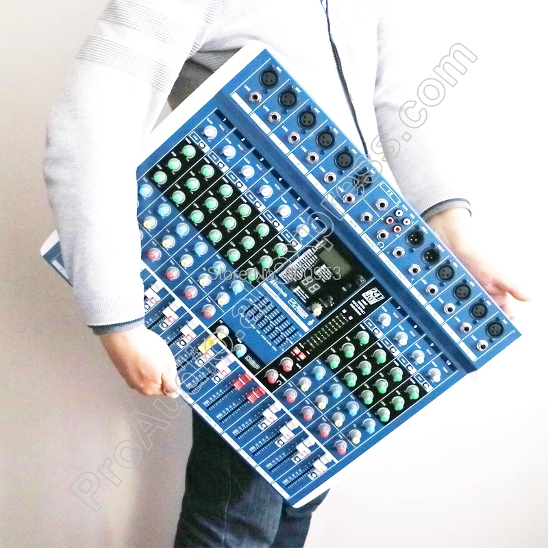 وحدة مزج صوت لاسلكية ، 10 قنوات ، بلوتوث ، USB 24 بت ، DSP 48V ، فانتوم باور ميكس ، وحدة خلط ، في المخزون