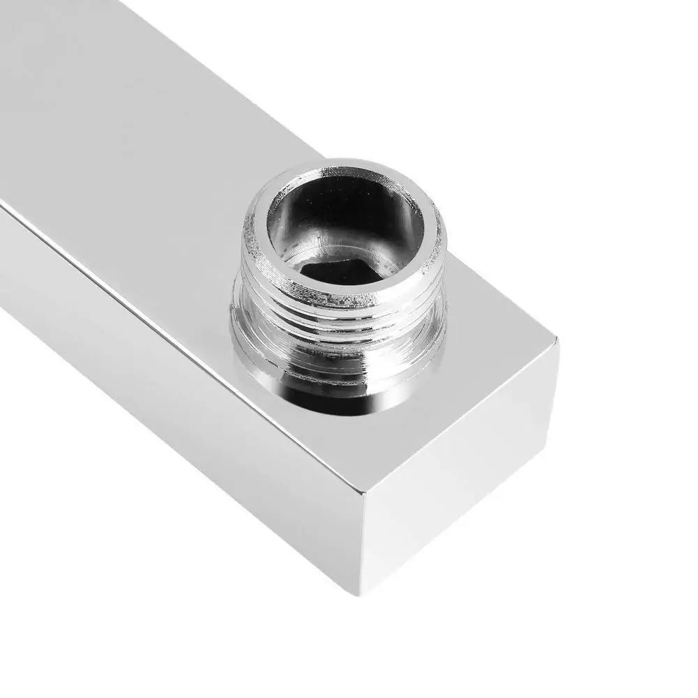 40 Cm Vuông Tắm Cánh Tay Nối Dài Cánh Tay Treo Tường Tắm Tắm Cần Tắm Cánh Tay Chrome Cố Định Ống gắn Chân Đế