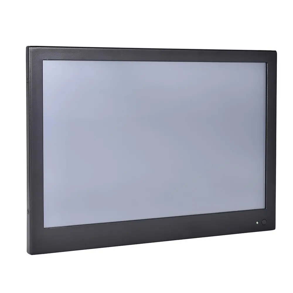 HUNSN 13,3 Zoll LED Industrie Panel PC, Core I5/Celeron J1800/J1900, 4 draht Resistiven Touchscreen, Windows 10 Pro, APW10