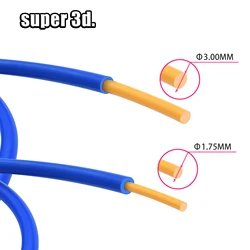 PTFE Tube TL-Feeder hotend for RepRap Rostock Bowden Extruder 1.75/3.0mm filament ID1.9mm OD4mm Blue tube