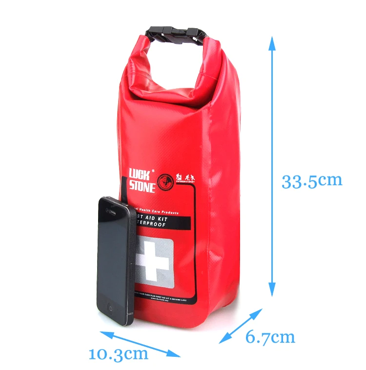 Empty Waterproof  First Aid Kit Bag Travel Outdoor Bag for Rafting Camping Kayaking Hunting Travelling Canoe Boat