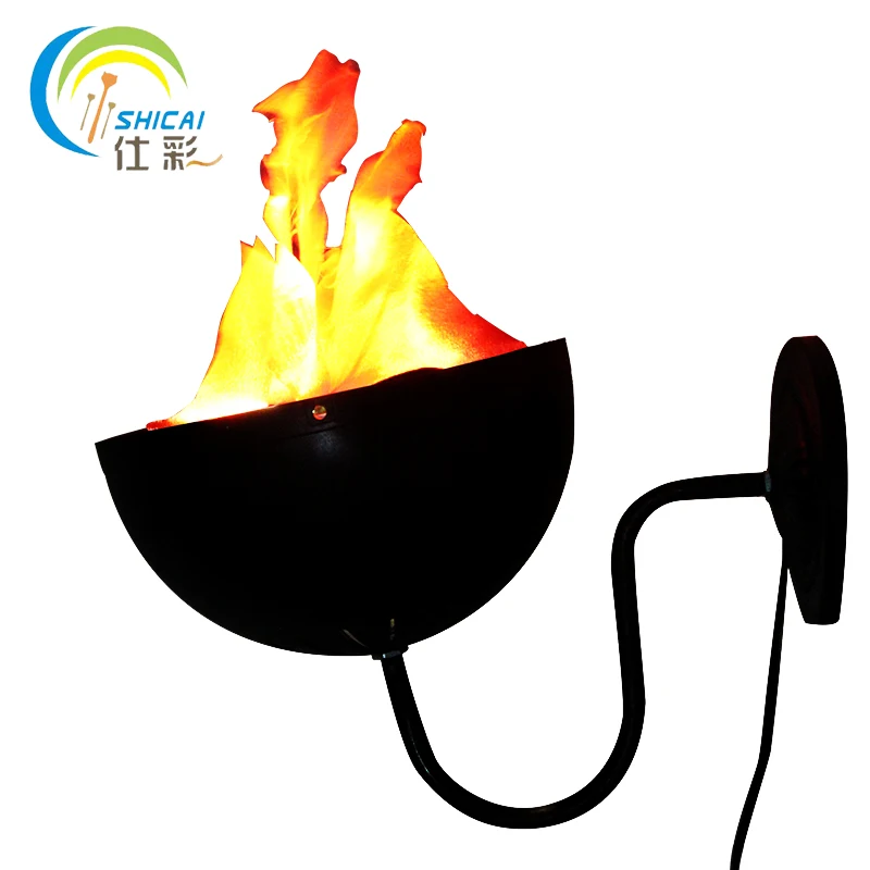 Wall Brazier Lights Table Top Flame Light Halloween Decoration for Party House Bar Brazier Lamp Artificial Flame Fake Fire