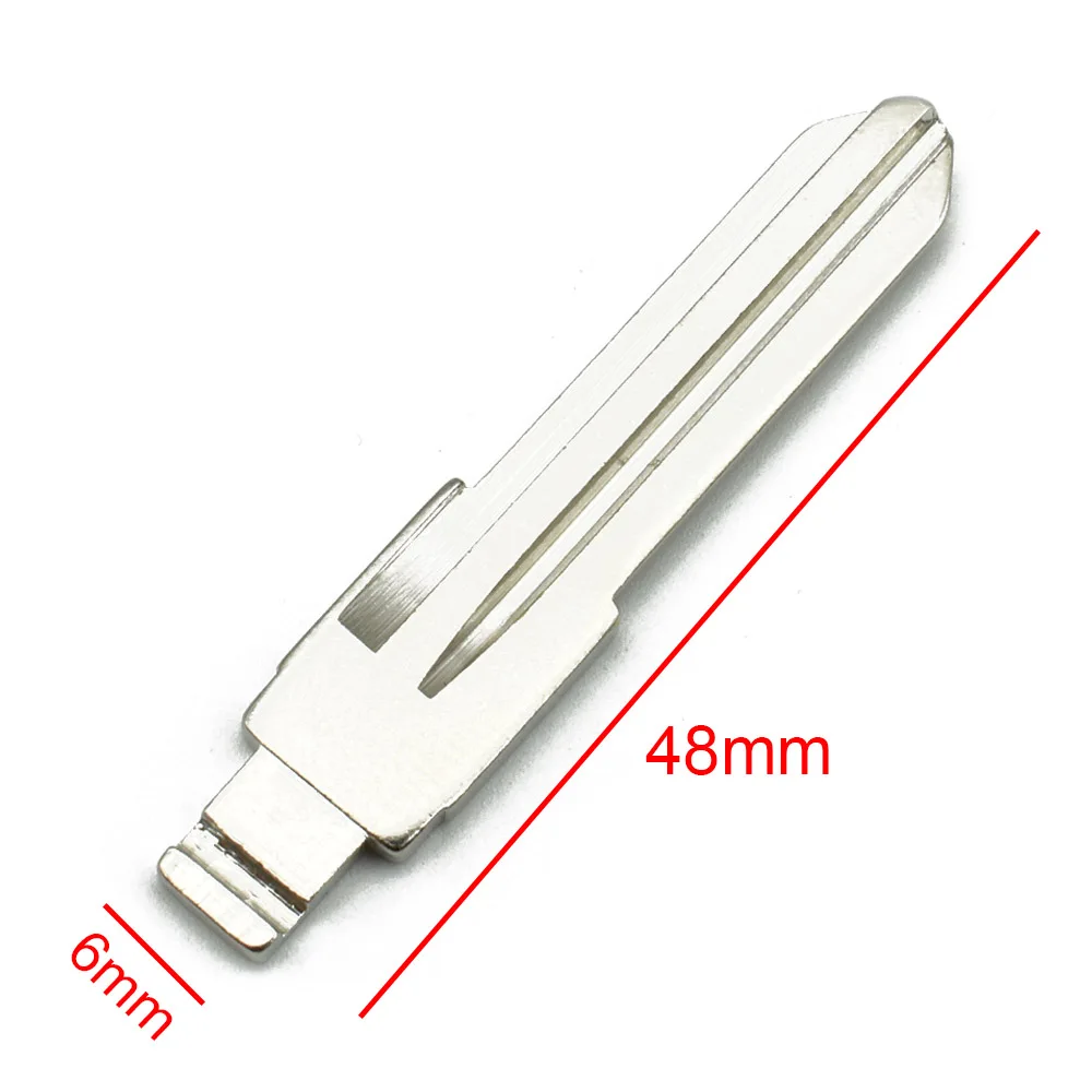 1Pc L5 Chiave Dell\'automobile BladeUncut di Ricambio Per Auto Chiave Della Cassa Della Lamierina per Lada Borsette In Bianco Cvover Senza Circuito