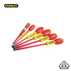 Stanley FatMax 6-piece VDE tested 1000v insulated electrical screwdriver set with mains tester electrician tools kit