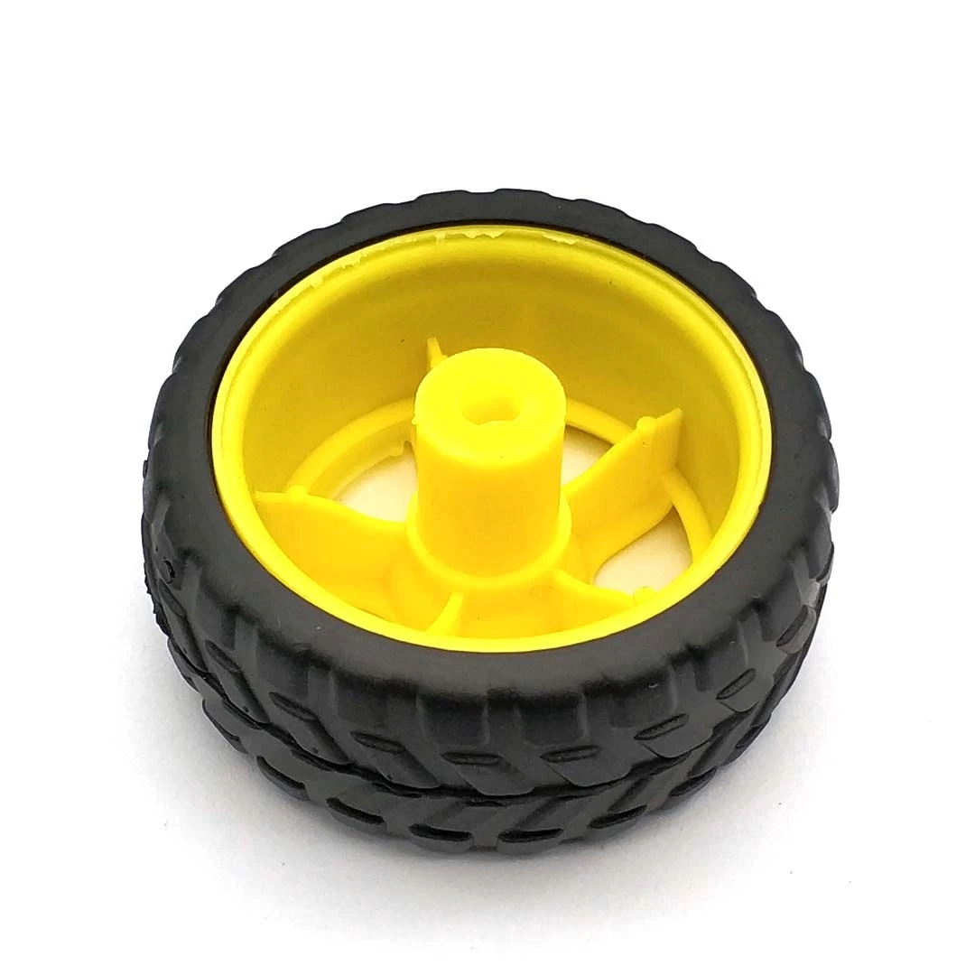 아두이노용 로봇 스마트 자동차 휠, DIY 스마트 자동차, 65mm