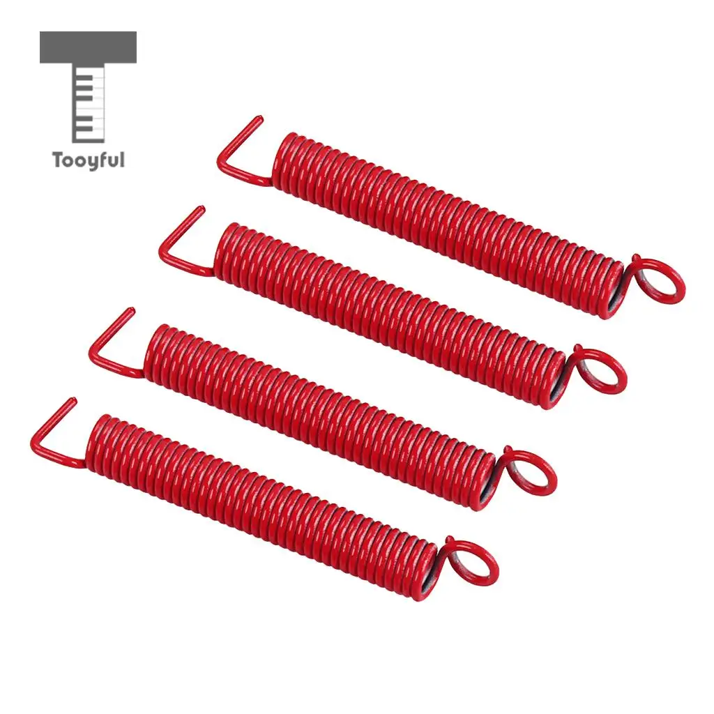 4 Pcs Iron Electric Guitar Tremolo Springs Replacement Bridge Tension For Bass Mounting Springs Guitar Parts Accessories