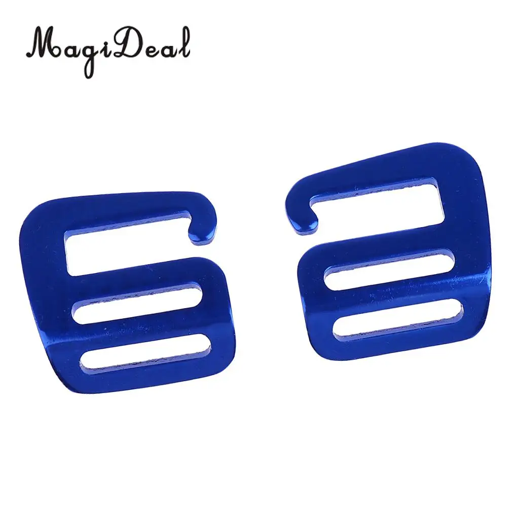 MagiDeal 2 Pcs 1 inch G Hook Outdoor Webbing Buckle for Backpack Strap 25mm Camping Hiking Webbing Straps Clothing Belt Access