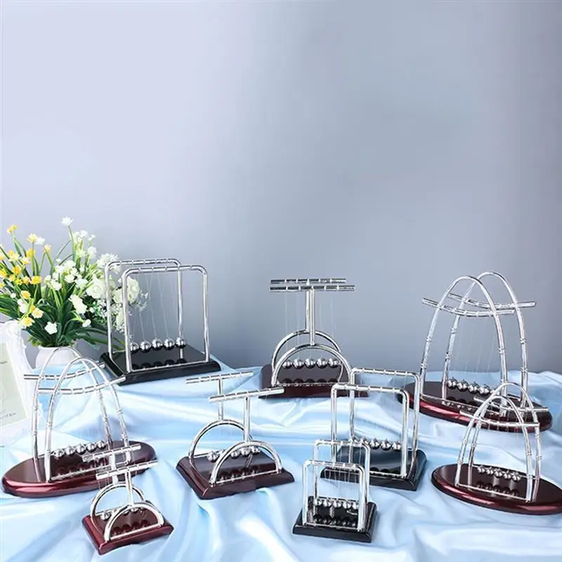 Newton Cradle Balance Steel Balls School Teaching Supplies Physics Science Pendulum Desk Toy Gifts Home Decoration