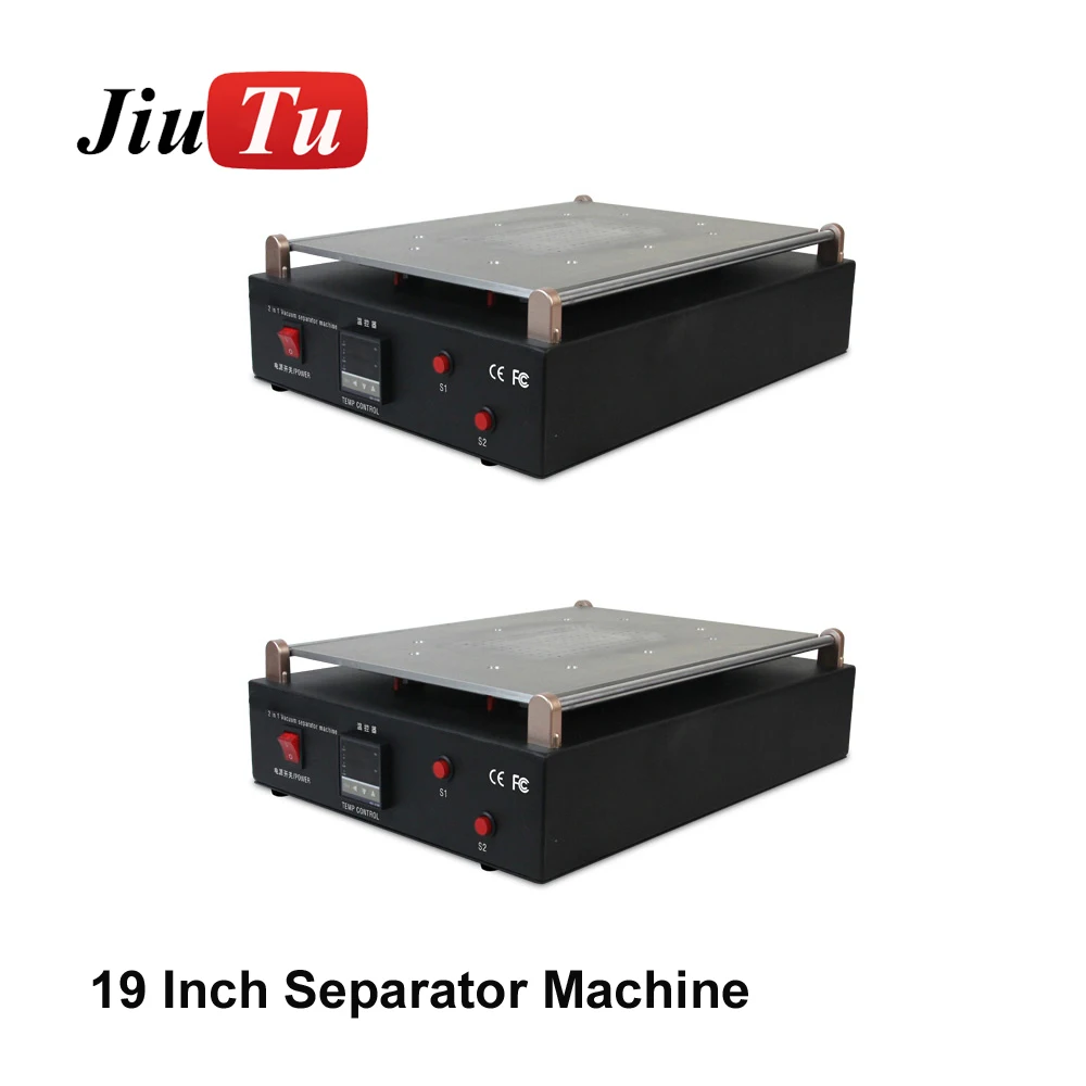 Pemisah LCD Jiutu 19 Inci untuk Kaca Antigores Pelindung Layar Ponsel Berbeda Alat Reparasi Reparasi Layar Pemotong