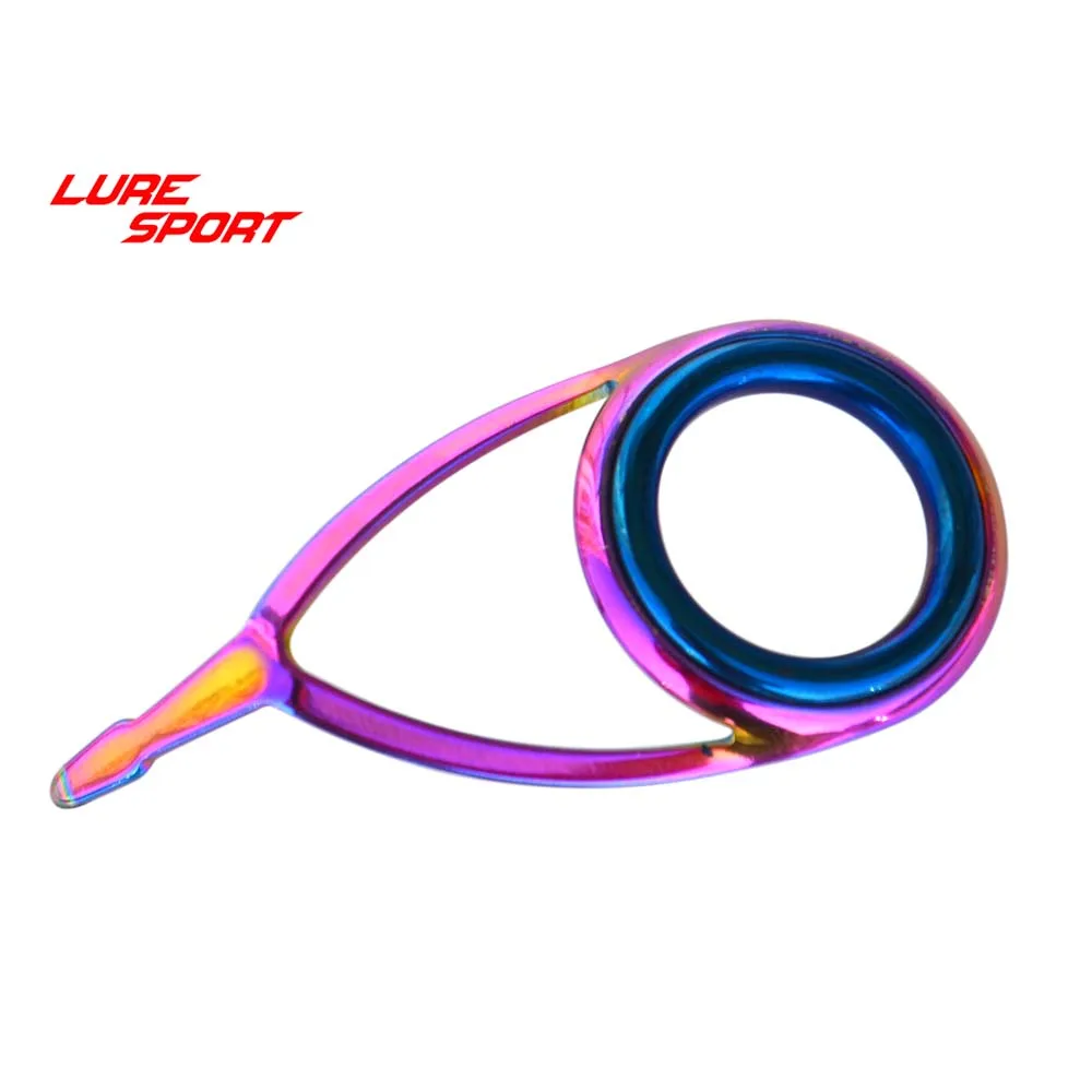 LureSport KL KT Guide 10pcs Multicolor frame blue ring Fishing Rod Building component Repair DIY Accessory