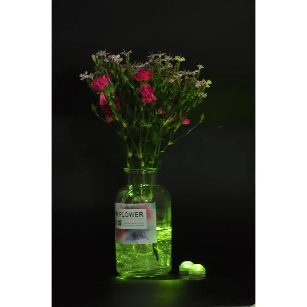 10*LED Tea light Multicolor option battery powered MINI Tea light with remote control for wedding party