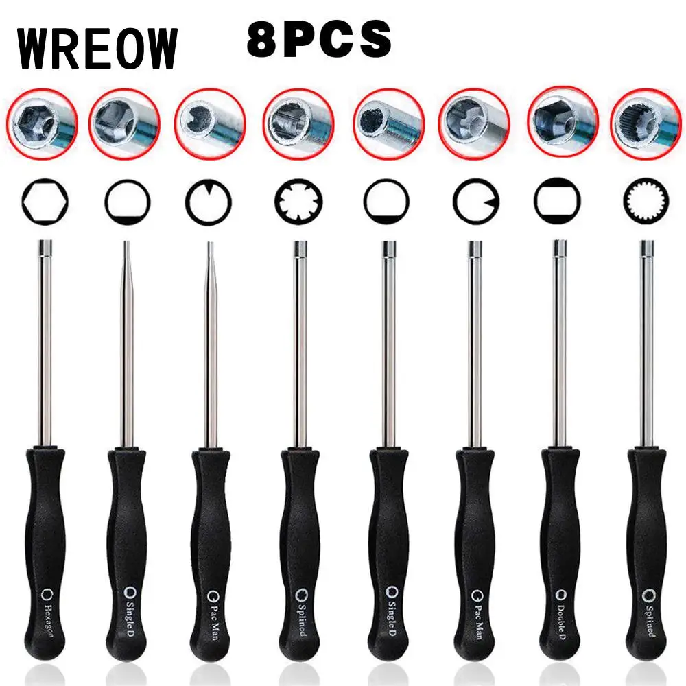 carburetor carb Adjustment hand Tool Single D Double D Hexagon Hex Socket screwdrive Driver carburetor carb for Chainsaw Blower