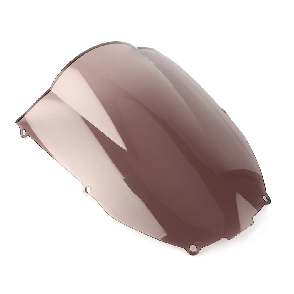 ZX-6R Motorcycle Windshield Windscreen Double Bubble For Kawasaki Ninja ZX6R 2000 2001 2002  ABS Plastic