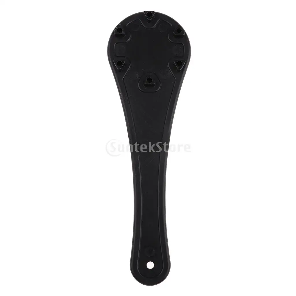 Premium Durable Black PVC Safety Air Valve Wrench 6 Groove Spanner for Kayak Canoe Inflatable Boat Fishing Dinghy