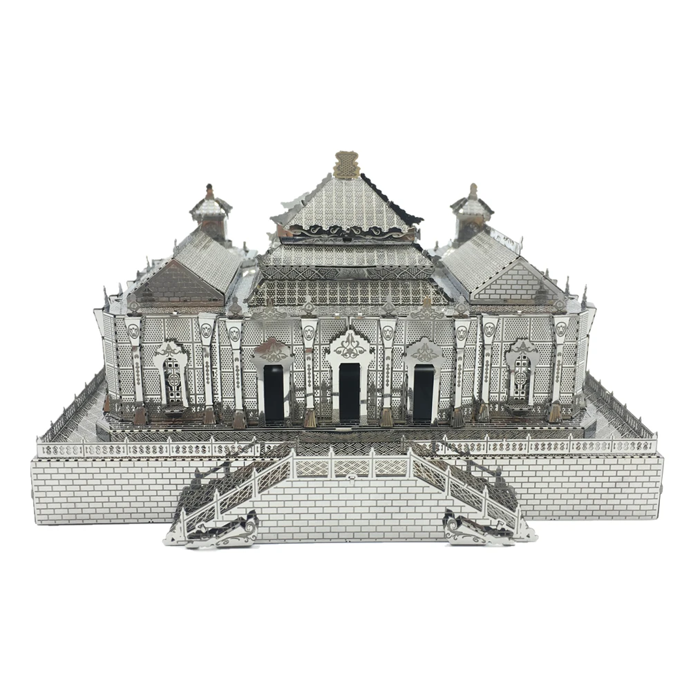 MMZ MODEL 3D Metal Puzzle Dashuifa of The Old Summer Palace Model Kits DIY Assemble Puzzle Laser Cut Jigsaw Building Toys Gift