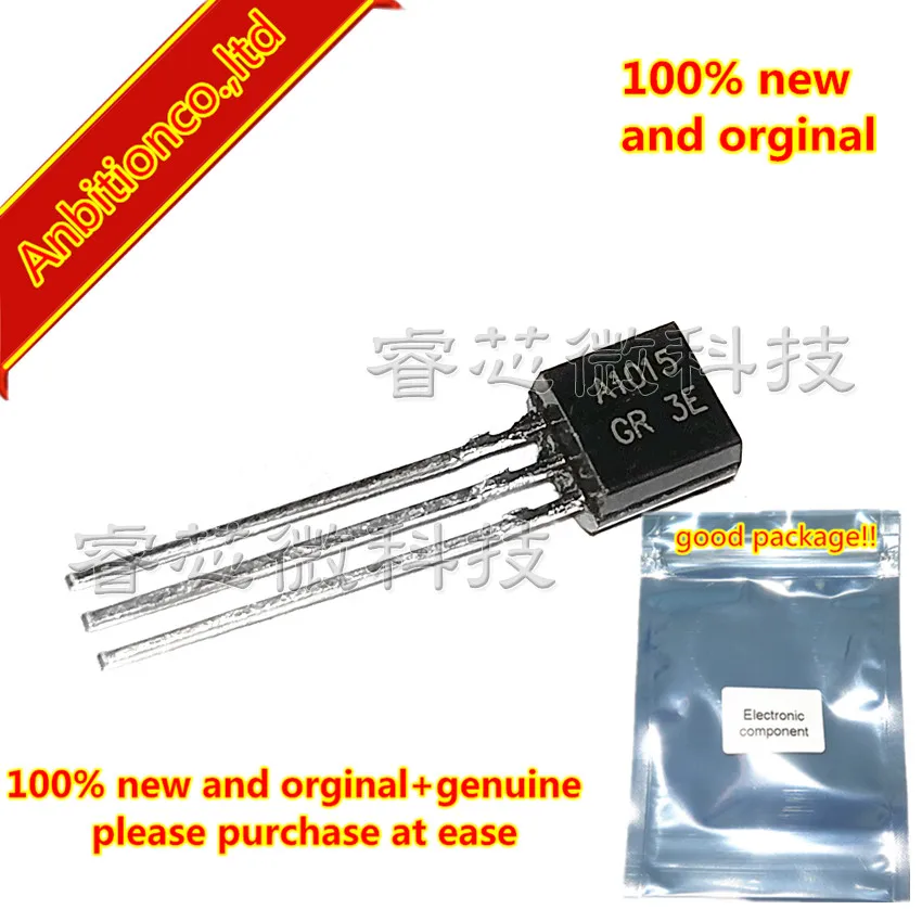 10pcs 100% new original 2SA1015-GR A1015 TO-92 0.15A 50V PNP Silicon Plastic-Encapsulate Transistor in stock