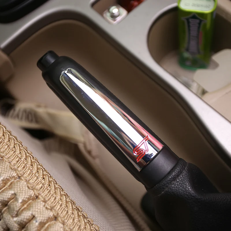 My Good Car Car Handbrake Sequin Interior ST Hand brake Trim Sticker For Ford Focus 2 3 4 MK2 MK3 MK4 2009 To 2017 Accessories - view 2