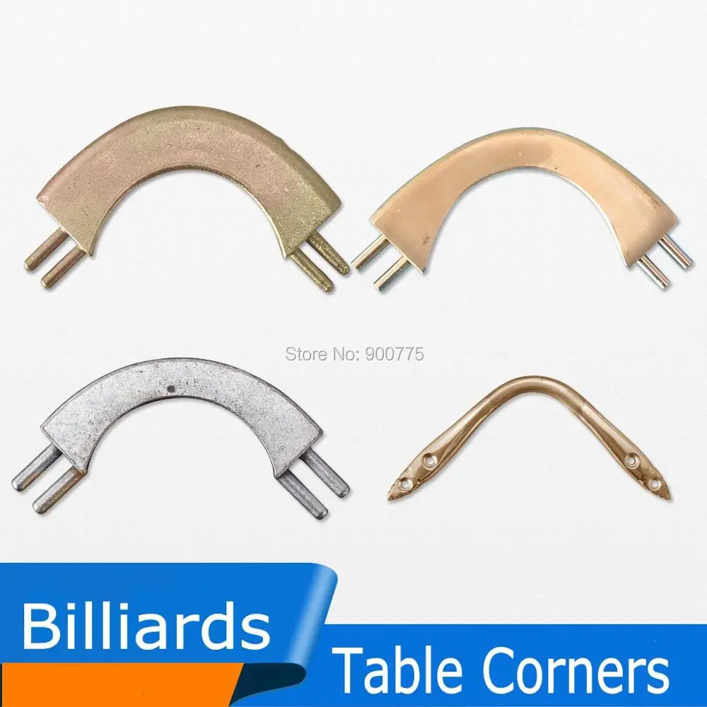 Billiards Table Pocket Brackets Set of 6 TABLE accessories/4 Corner+2 Cross