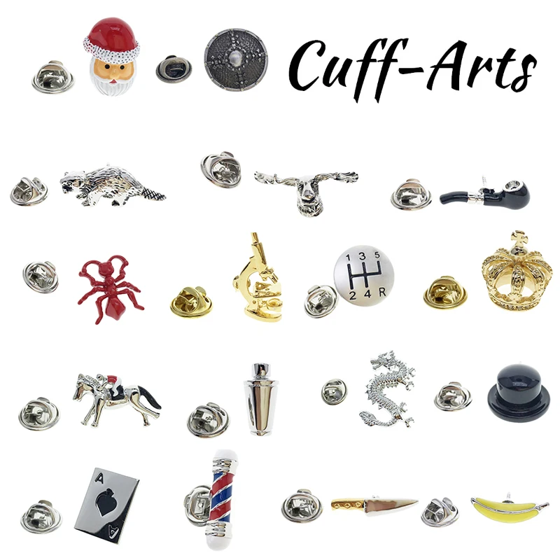 موضة بروش دبوس شارة بأشكال دبابيس السلامة دبابيس الذكور دعوى حفلة التلبيب دبوس مجوهرات بواسطة أزرار الكم PT0016