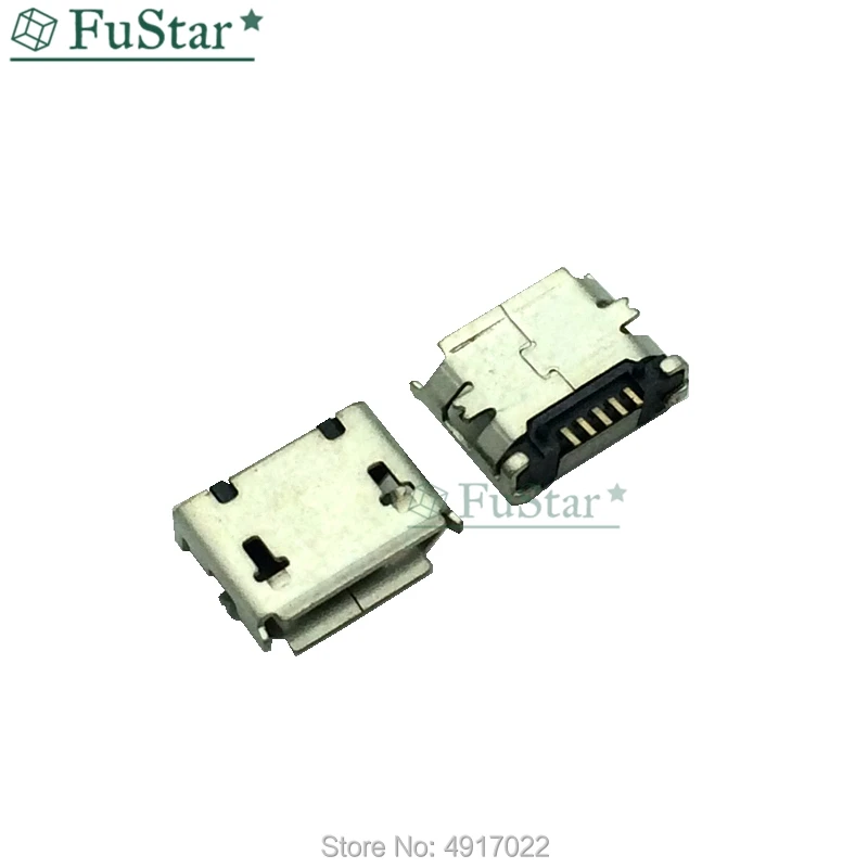 10pcs Micro USB MK5P 5pin Female Connector G19 Micro USB Charging Socket Straight