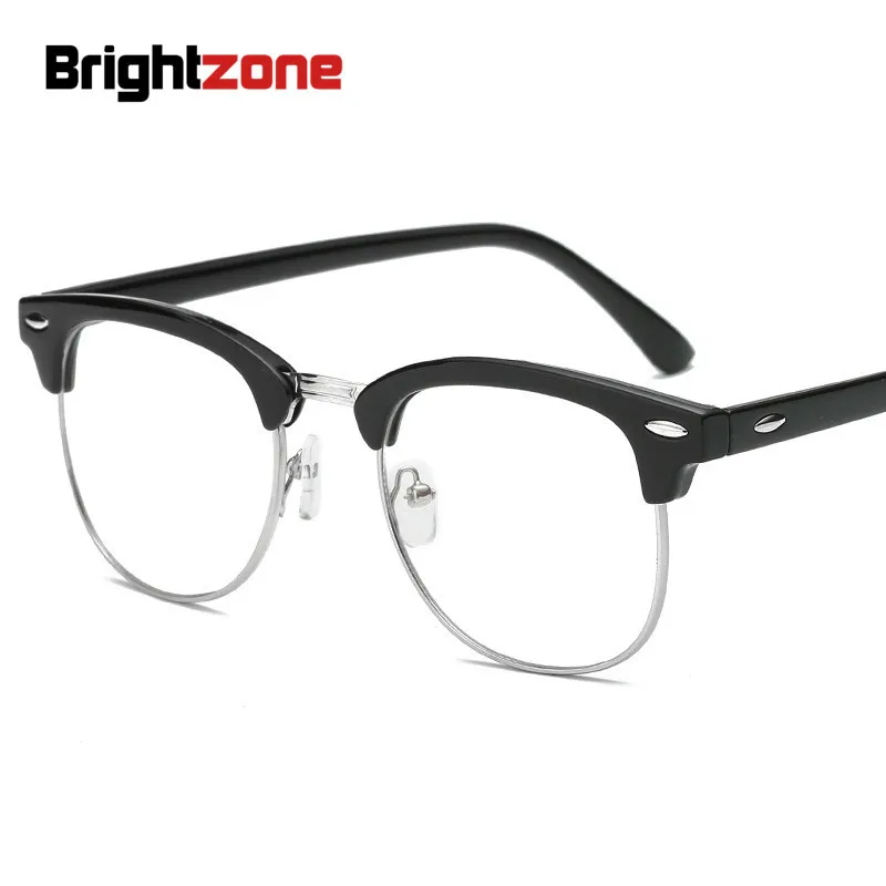 

Brightzone Spectacle Half Frame Myopia Anti Blue Light Rays Glasses Computer Radiation Protection Gaming Eyewear Comfort(China)