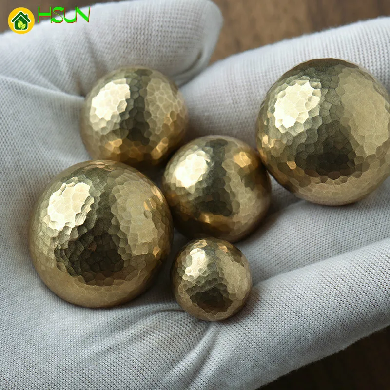 1 pc Gold Brass Round Cabinet Door Knobs and Handles Furnitures Cupboard Wardrobe Drawer Pull Handles