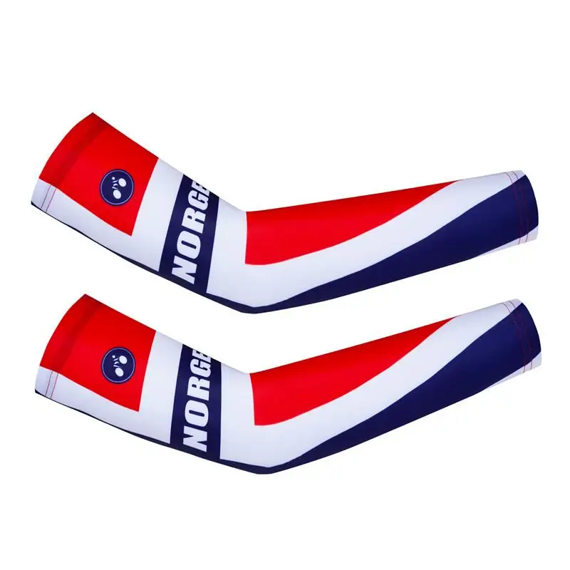 France UK Mexico Team Cycling Arm Warmers Racing Sport Arm Sleeve Mountain Bike Compression Arm Cover Running Cycling Cuff Cover