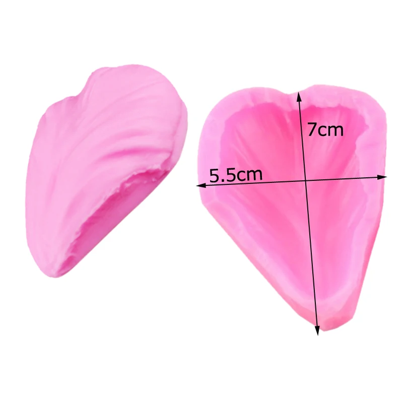 Tulip Flower Silicone Veiner &Cutters Molds for Handicrafts Fondant Sweets Baking Supplies Table Decorations Pastry Party CS173