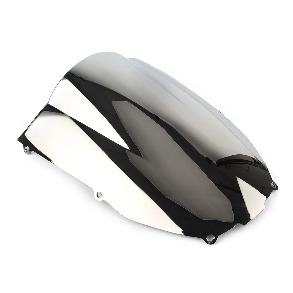 ZX-6R Motorcycle Windshield Windscreen Double Bubble For Kawasaki Ninja ZX6R 2000 2001 2002  ABS Plastic