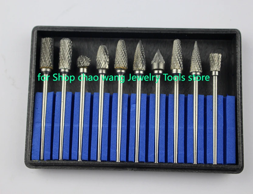 6mm x 2.35 mm Shank Tungsten Carbide Rotary BurS Die Grinder  for Jewelry Polishing